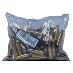 ONCE FIRED BRASS .22 CREEDMOOR - 100 QNT
