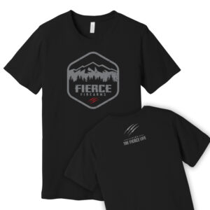 FIERCE MTN SHIELD BLACK T-SHIRT