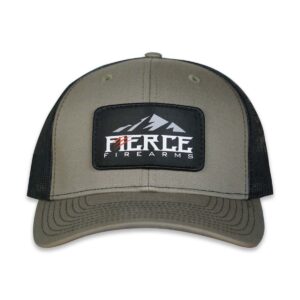 Fierce Olive trucker hat with patch
