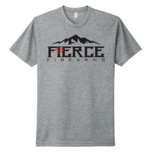 Gray T-shirt with Fierce logo